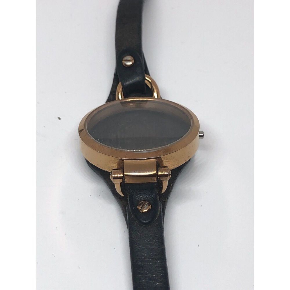 Fossil Watch Parts Case Crystal leather Band 8mm Use For Parts Brown J253